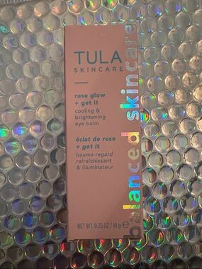 Tula Skincare Rose Glow + Get It Eye Balm - Pink new in box